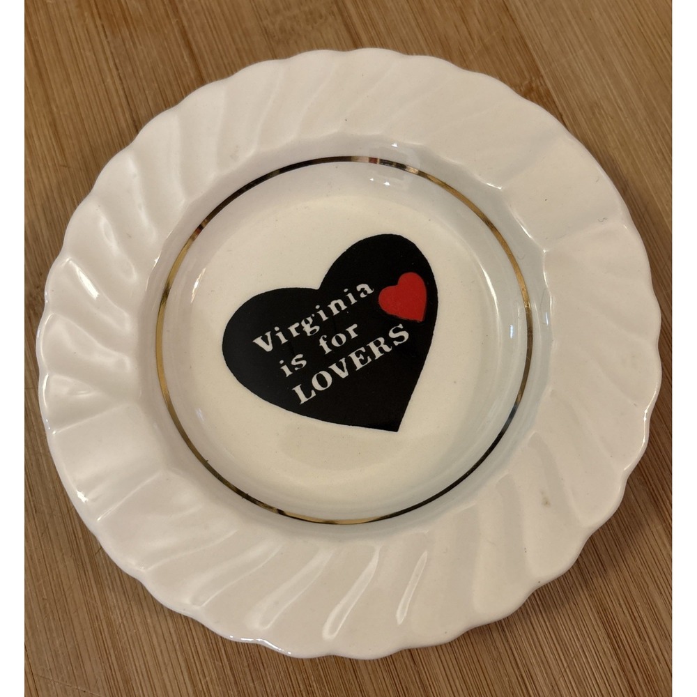 Ashtray Virginia Is For For Lovers  tobacciana